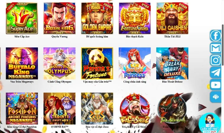 Đa dạng các thể loại Game Nhanh hấp dẫn tại VF555