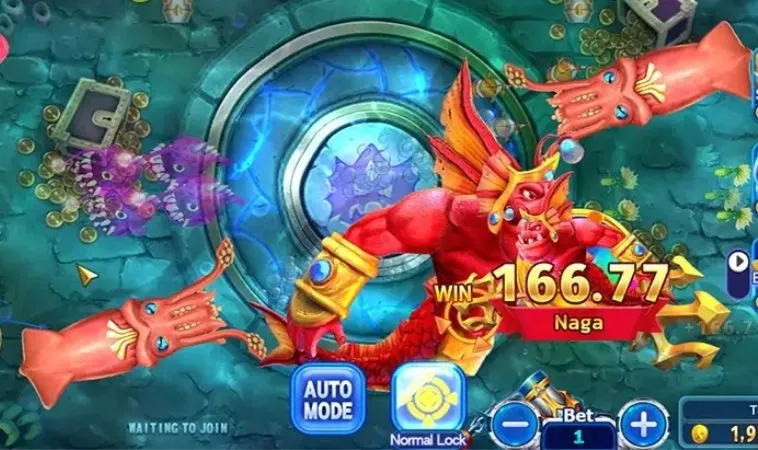 Giao diện chơi bắn cá tại VF555 thiết kế sống động
